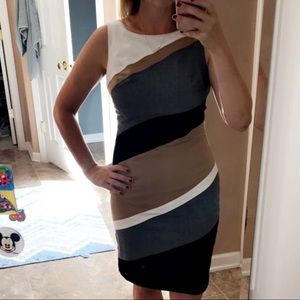 White House Black Market Sheath dress Sz 6